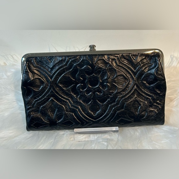 Hobo Black Lauren Leather Wallet Clutch Bag - Picture 4 of 9